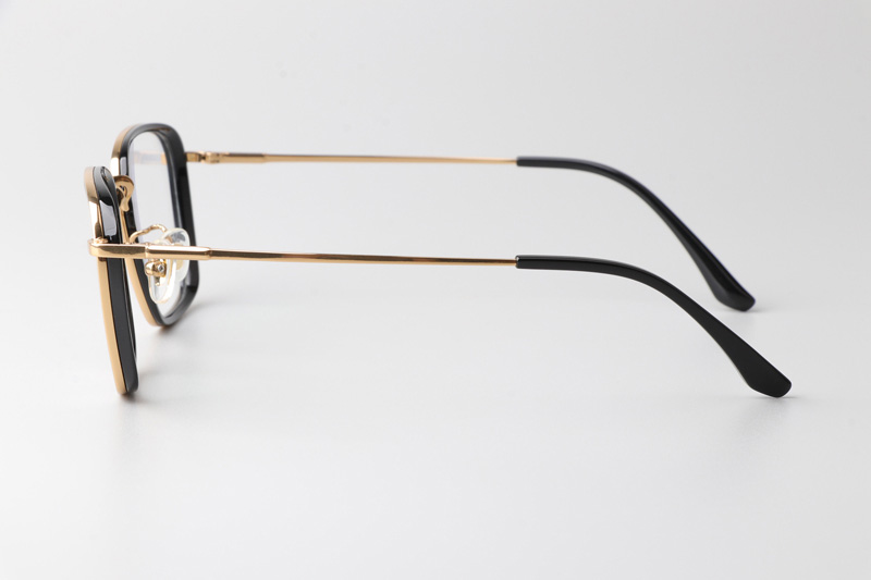 TCS3091 Eyeglasses Black Gold