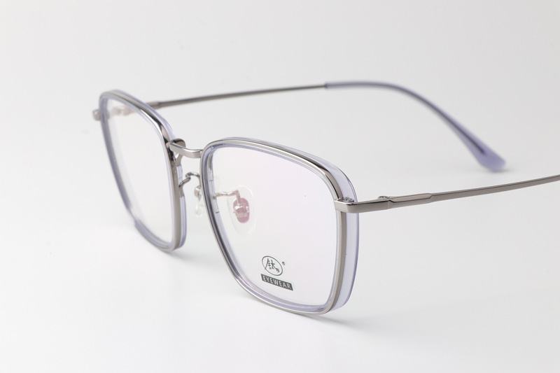 TCS3091 Eyeglasses Clear Gunmetal