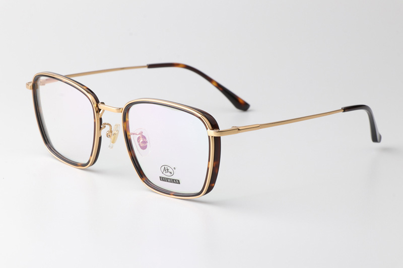 TCS3091 Eyeglasses Tortoise Gold