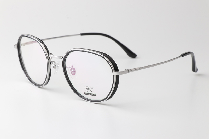TCS3094 Eyeglasses Black Silver