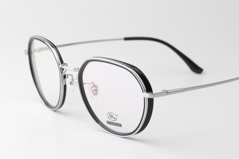 TCS3094 Eyeglasses Black Silver