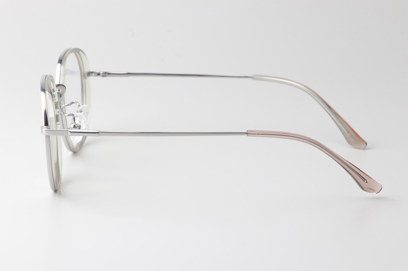 TCS3094 Eyeglasses Transparent Brown Silver