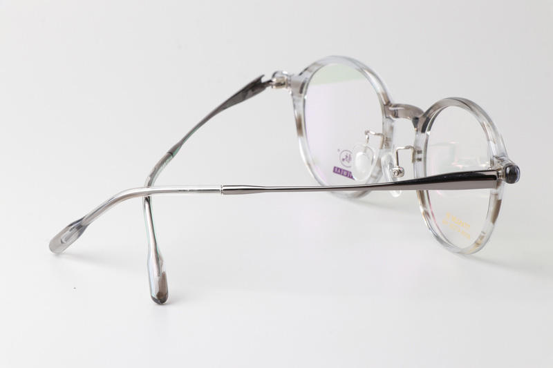 TCS3104 Eyeglasses Clear Brown