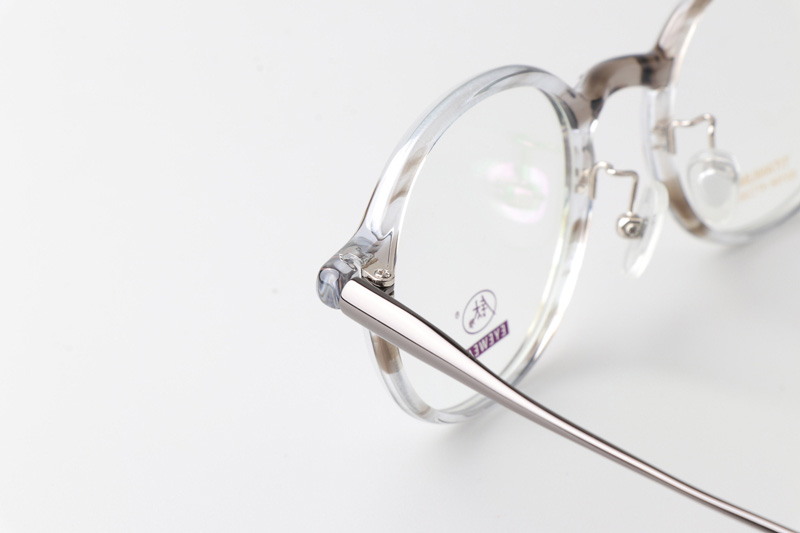 TCS3104 Eyeglasses Clear Brown