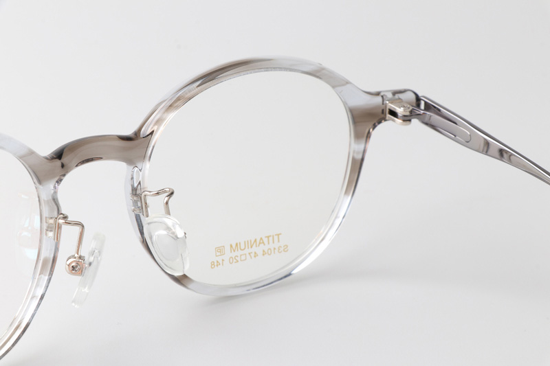 TCS3104 Eyeglasses Clear Brown