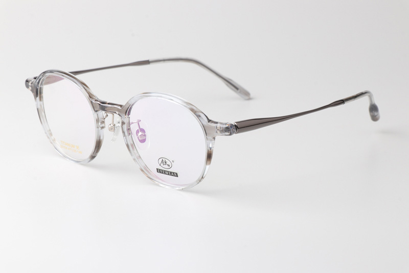 TCS3104 Eyeglasses Clear Brown