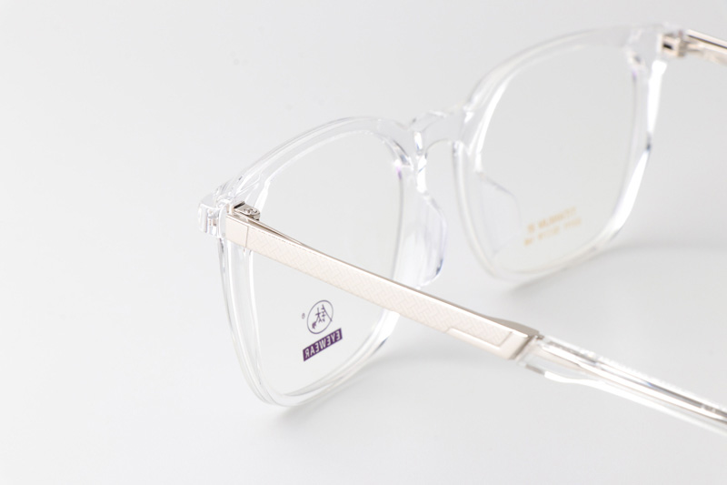 TCS3111 Eyeglasses Clear Silver