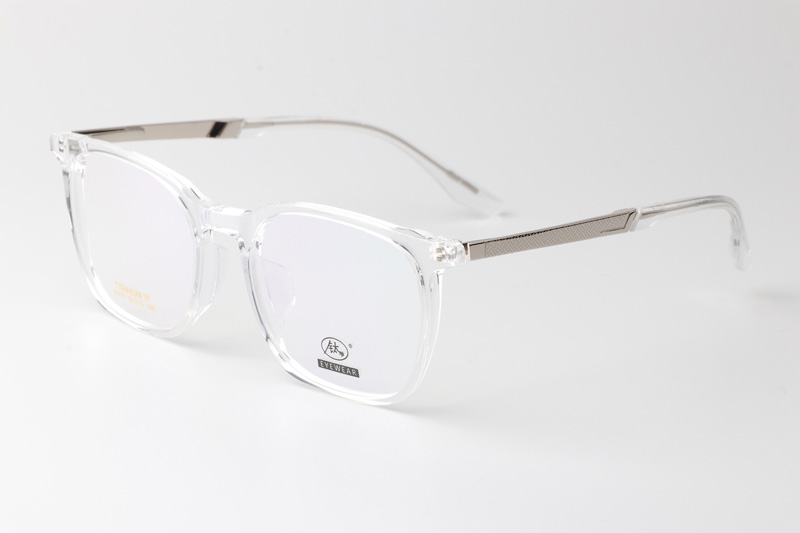 TCS3111 Eyeglasses Clear Silver