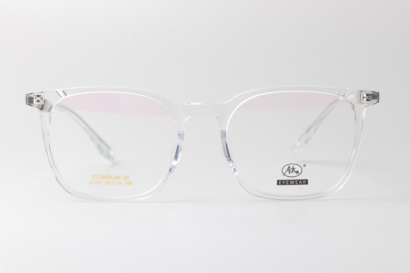 TCS3111 Eyeglasses Clear Silver