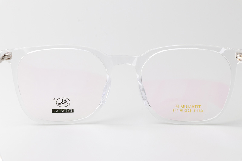 TCS3111 Eyeglasses Clear Silver