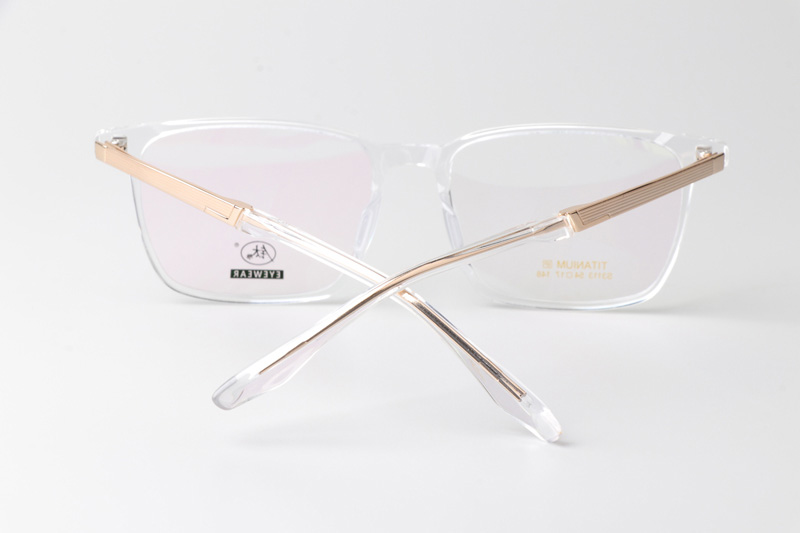 TCS3113 Eyeglasses Clear Gold
