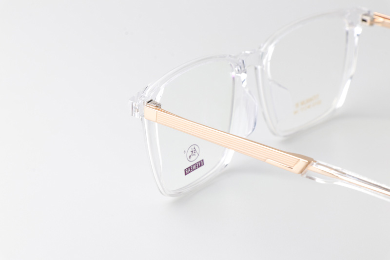 TCS3113 Eyeglasses Clear Gold