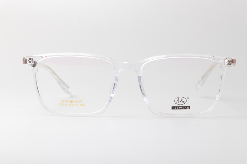 TCS3113 Eyeglasses Clear Gold