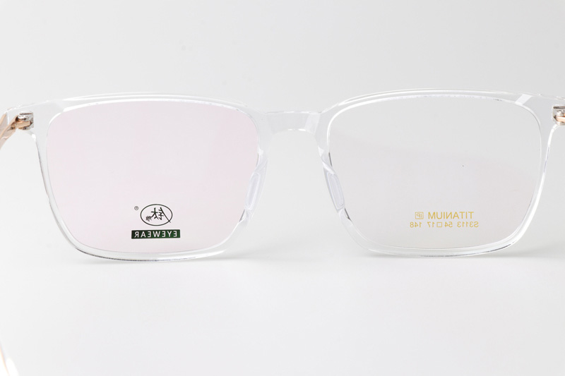 TCS3113 Eyeglasses Clear Gold