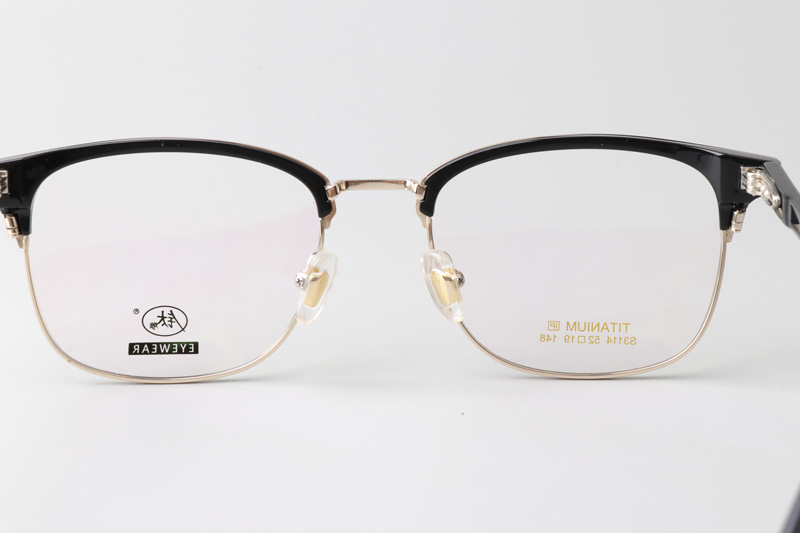 TCS3114 Eyeglasses Black Gold