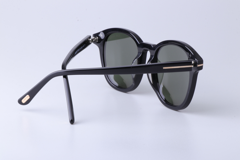 TF0752 Sunglasses Black Green