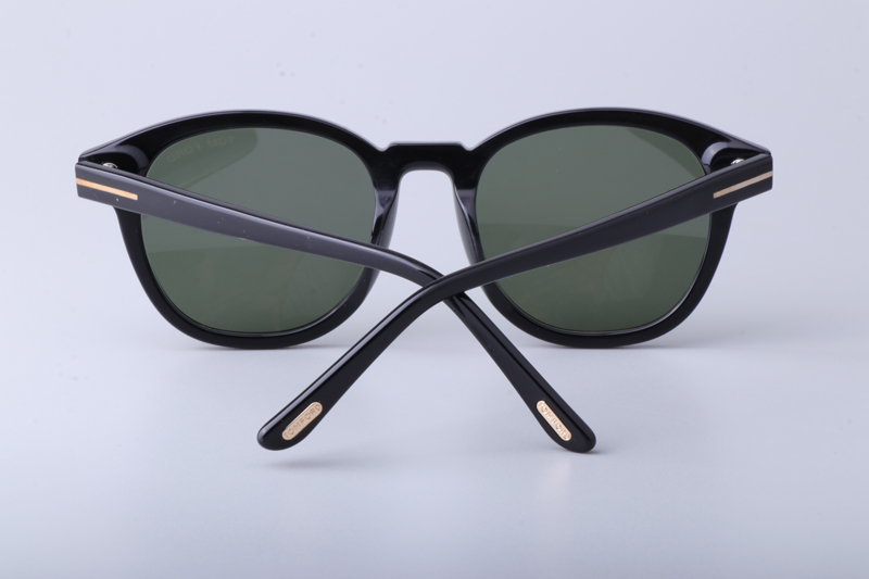TF0752 Sunglasses Black Green
