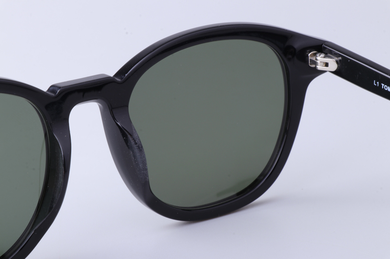 TF0752 Sunglasses Black Green
