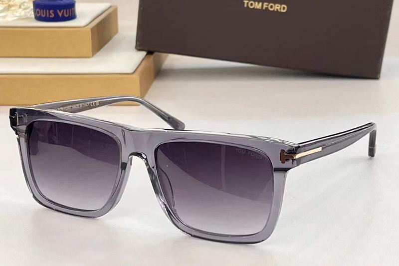 TF0906 Sunglasses Gray Gradient Gray