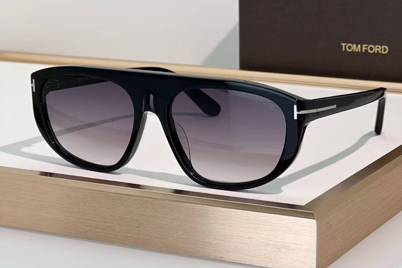 TF1002 Sunglasses Black Gradient Gray