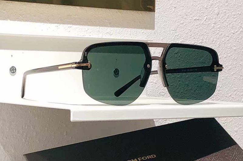 TF1003 Sunglasses Dark Gray Gray