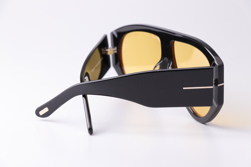TF1044 Sunglasses Black Yellow
