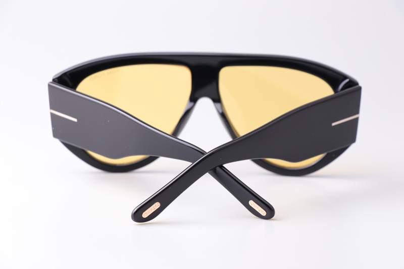 TF1044 Sunglasses Black Yellow