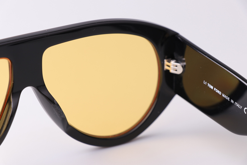 TF1044 Sunglasses Black Yellow
