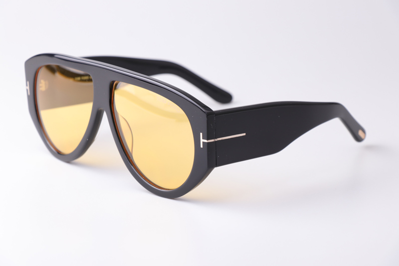 TF1044 Sunglasses Black Yellow