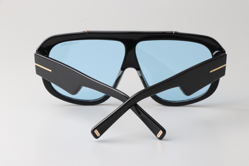 TF1093 Sunglasses Black Blue
