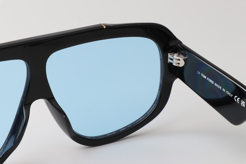 TF1093 Sunglasses Black Blue