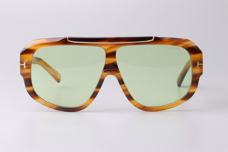 TF1093 Sunglasses Light Tortoise Green