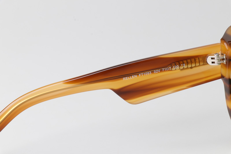 TF1093 Sunglasses Light Tortoise Green