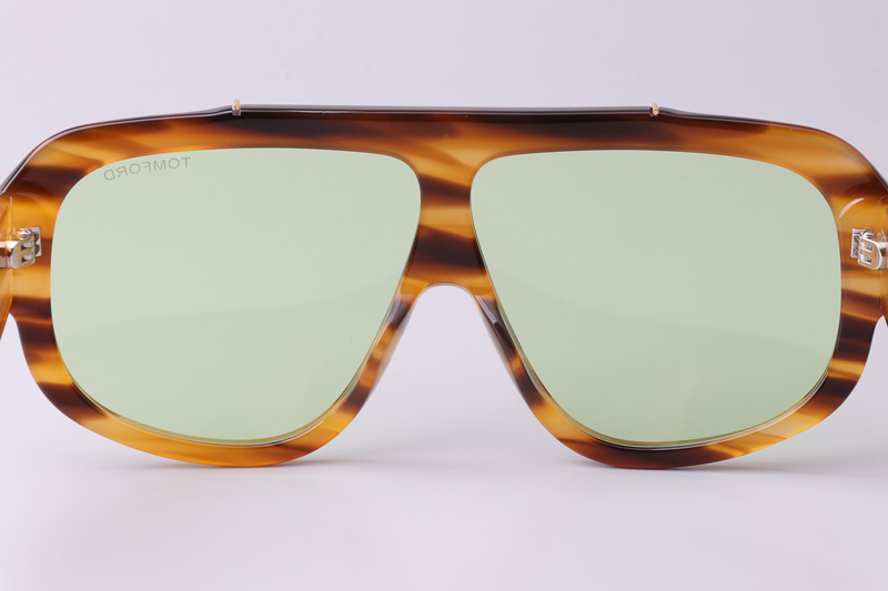 TF1093 Sunglasses Light Tortoise Green