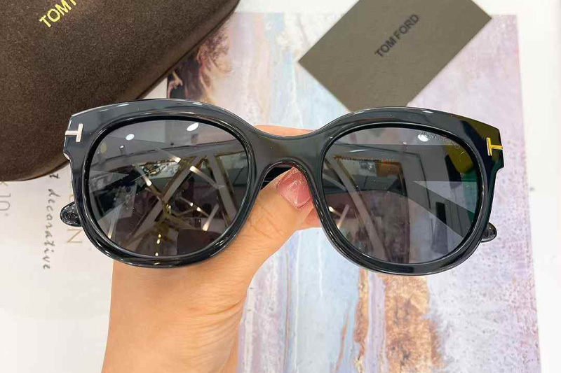 TF1114 Sunglasses Black Gray