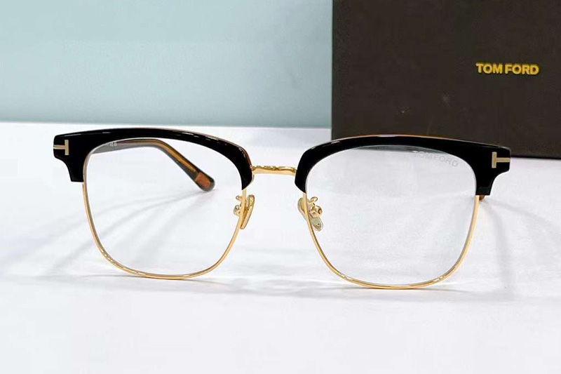 TF1139K Eyeglasses Black Brown Gold