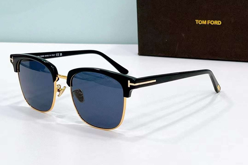 TF1139K Sunglasses Black Gold Blue