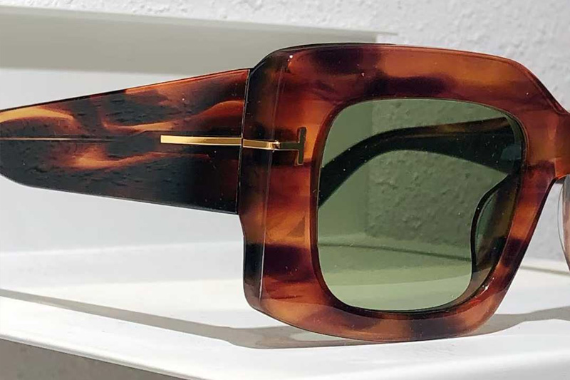 TF1188-K Sunglasses Light Tortoise Green