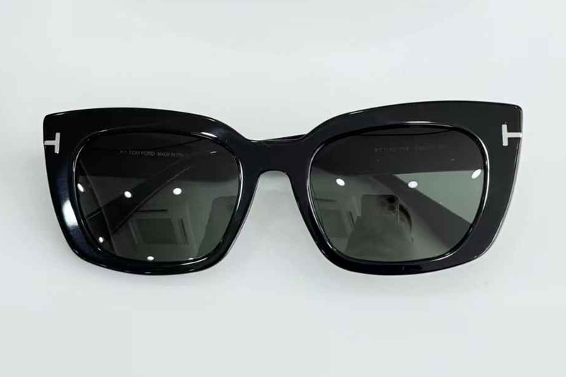 TF1190 Sunglasses Black Green