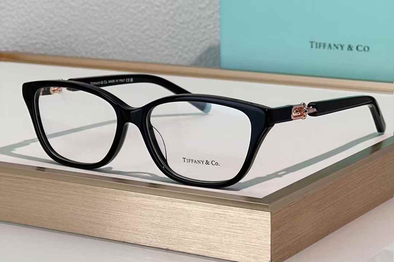 TF2229 Eyeglasses Black Rose Gold
