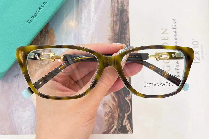 TF2229 Eyeglasses Tortoise Blue