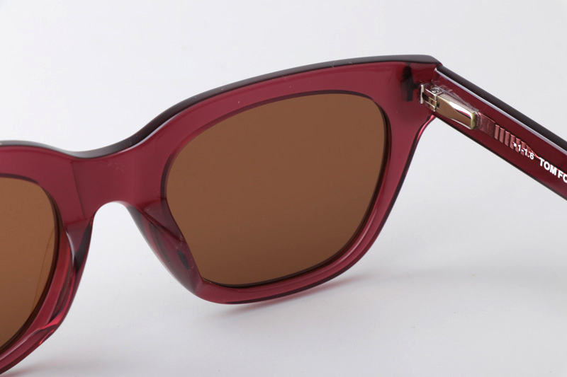 TF237 Sunglasses Red Brown