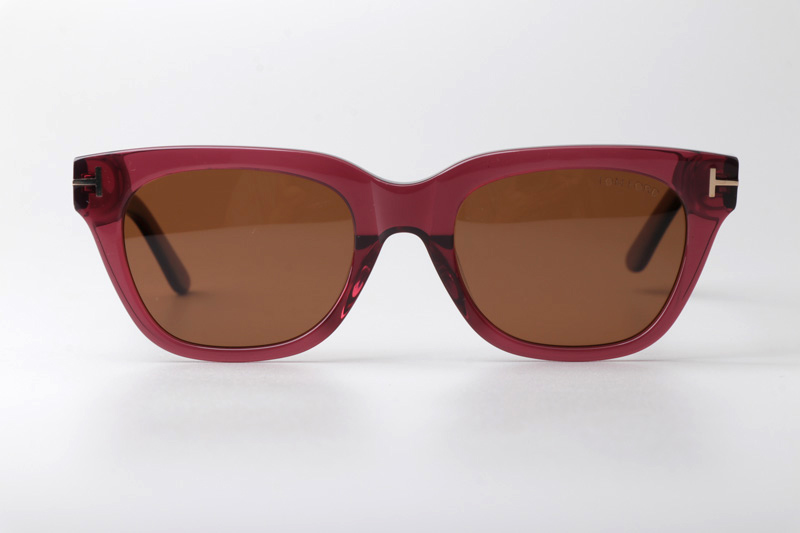 TF237 Sunglasses Red Brown