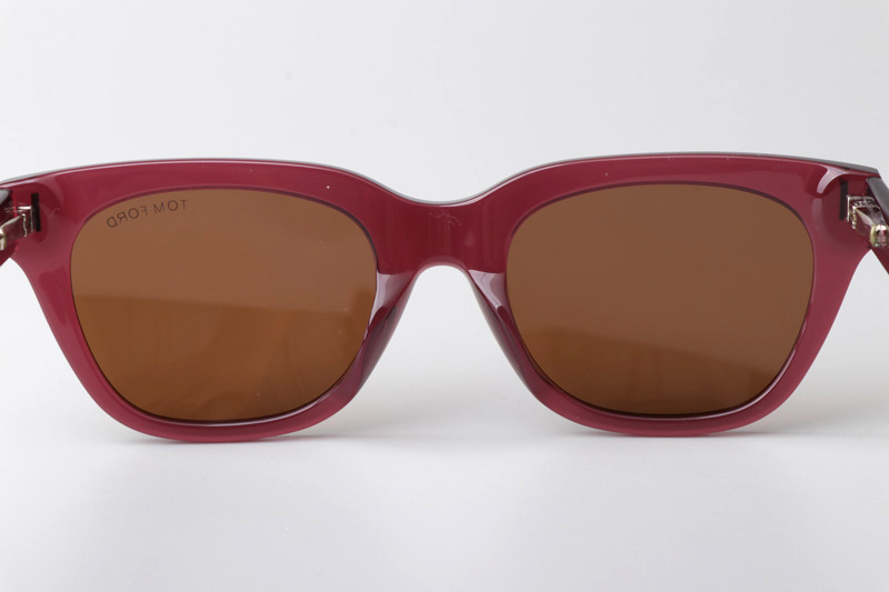 TF237 Sunglasses Red Brown