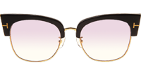 TF554 Dakota Sunglasses In Black Gradient Pink