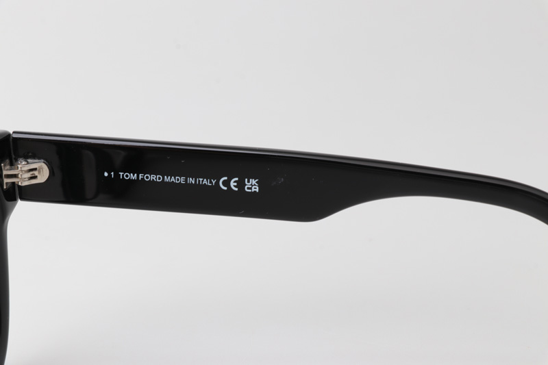 TF5872B Eyeglasses Black Gold