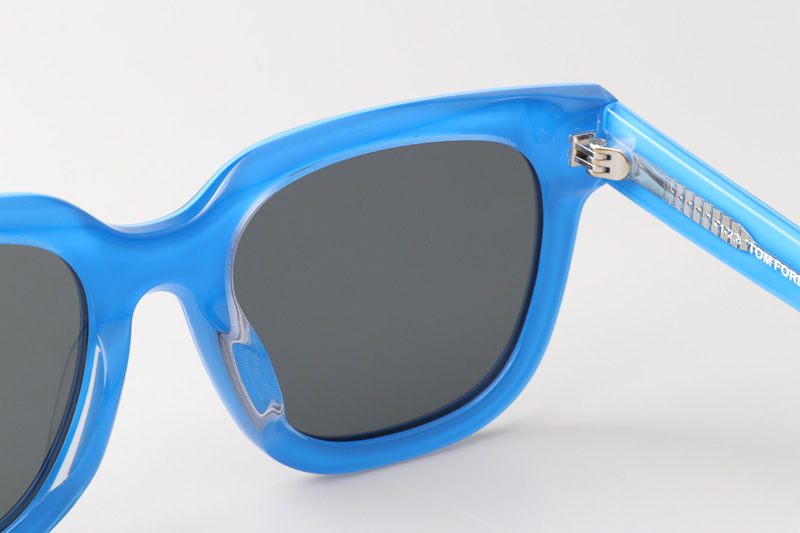 TF690F Sunglasses Blue Gray