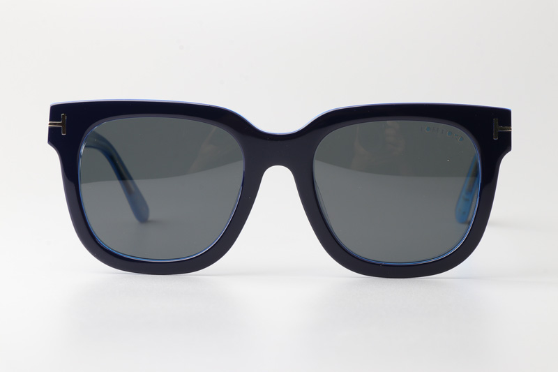TF690F Sunglasses Blue Gray