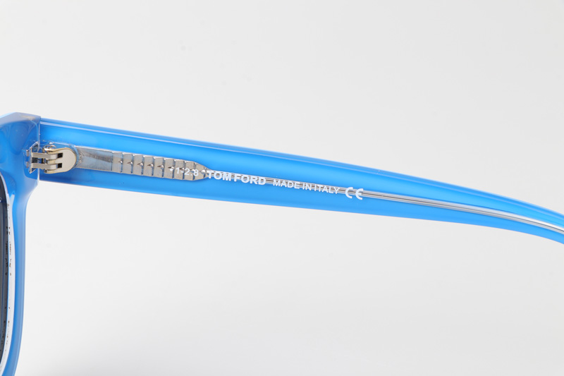 TF690F Sunglasses Blue Gray