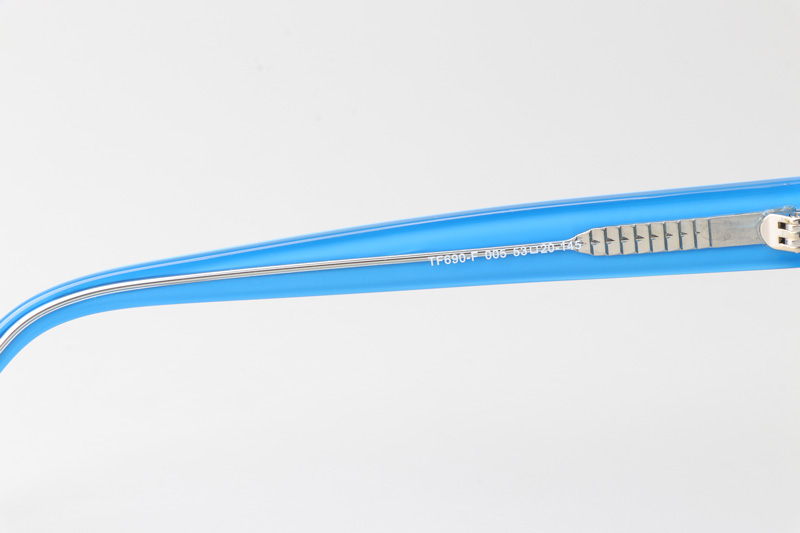 TF690F Sunglasses Blue Gray